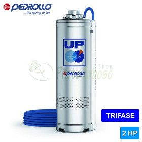 UP 2/6 (10m) - Bomba eléctrica sumergible trifásica de 2 HP 230 V