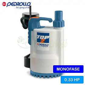 TOP 1 - GM (10m) - Pompë kullimi elektrike 0,33 HP për ujë të pastër Pedrollo - 1