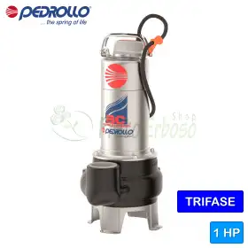 BC 10/50 (10m) - Pompe électrique à DEUX CANAUX pour eaux usées