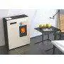 Stufa a pellet Camilla 4.6 kW avorio