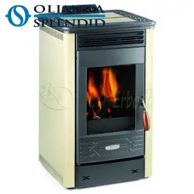 Dafne 65 - Estufa de pellets beige de 5,5 Kw Olimpia Splendid - 1