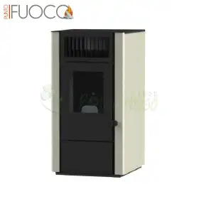 Dora – 9,5 kW Pelletofen in Elfenbeinfarbe Punto Fuoco - 1 Dora – 9,5 kW Pelletofen in Elfenbeinfarbe Punto Fuoco - 1