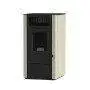 Estufa de pellets Dora 9,5 kW marfil