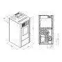 Stufa a pellet Dora 9.5 kW avorio - Punto Fuoco