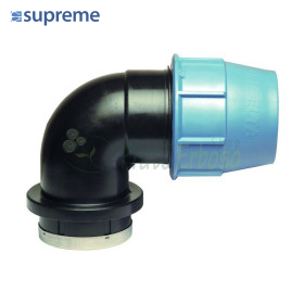 S125025100 - Gomito a 90 gradi a compressione 25 x 1"