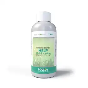 Aide 10-5-7 + micro - 1 kg d'engrais liquide pour la pelouse Bottos - 1
