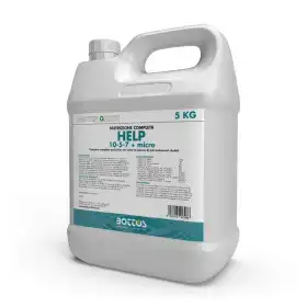 Help 10-5-7 + Micro - Flüssigdünger für den Rasen von 5 kg Bottos - 1