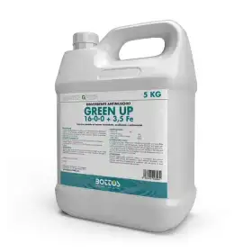 Green Up 16-0-0 + 3,5 Fe - Engrais liquide pour la pelouse de 5 Kg
