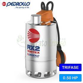 RX 2/20 (10 m) – 0,50 PS dreiphasige VORTEX-Elektropumpe für