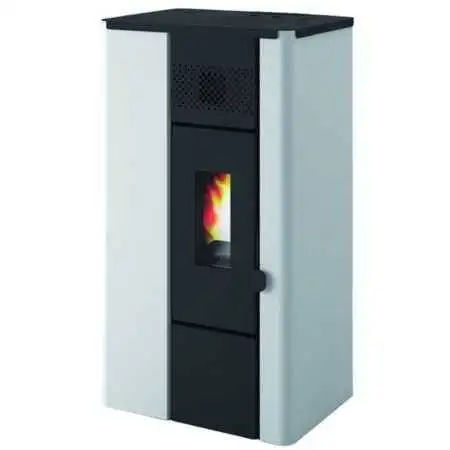 Noa - Poêle à granulés blanc 6,3 kW Punto Fuoco - 1