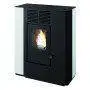 Poêle à granulés Nella canalisable blanc 9,4 kW
