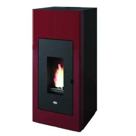 Ilaria Hydro - Stufa a pellet hydro da 17.5 Kw rosso Punto Fuoco - 1