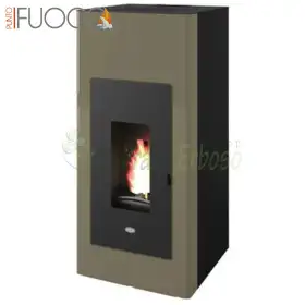 Ilaria Hydro - Stufa a pellet hydro da 17.5 Kw tortora Punto Fuoco - 1
