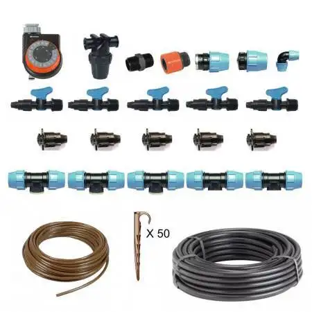 Kit-Vegetable-Garden-Pro - Kit de riego profesional para hortalizas y