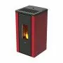Soba pe peleti Vera 7.0 - 7 kW, rosu