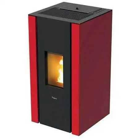 Elane 9.0 - Stufa a pellet da 8.5 Kw rosso Pegaso - 1
