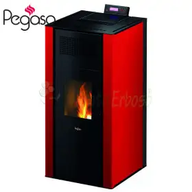 Stufa me hidropelet Mira 16 - 16 Kw e kuqe Pegaso - 1 Stufa me hidropelet Mira 16 - 16 Kw e kuqe Pegaso - 1