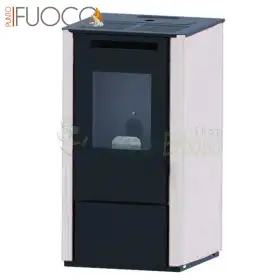 Vania - Poêle à granulés blanc 9,5 kW Punto Fuoco - 1