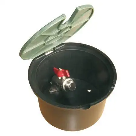 Le poste de pilotage jardin avec une bouche d'incendie