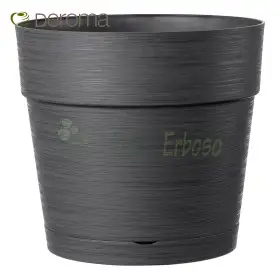SAVE R VASE Anthracite - Anthracite vazo e rrumbullakët 24,5 cm Deroma - 1