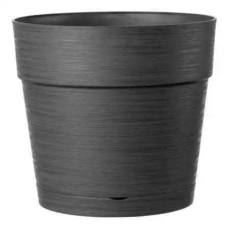 SAVE R VASE anthracite - 24.5 cm round vase anthracite Deroma - 1