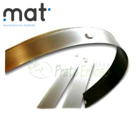 Simple 20 m interlocking Corten border H100 with pegs Mat - 1