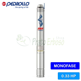 3SRm 2/10 - 0.33 HP single-phase submersible electric pump Pedrollo - 1