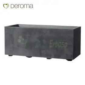Millennium R Trough - 79cm Anthracite Cistern Planter