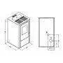 Vania - Soba pe peleti neagra in relief de 9,5 Kw Punto Fuoco - 2