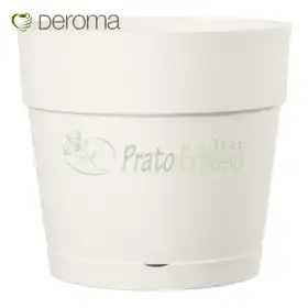 SAVE R POT blanc - Vase rond blanc 38 cm Deroma - 1
