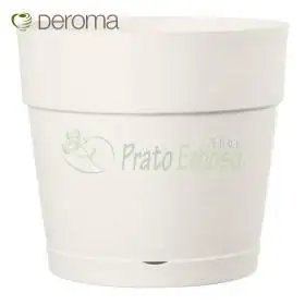 SAVE R POT e bardhë - vazo e bardhë e rrumbullakët 38 cm Deroma - 1