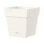 QUADRO SAVE R white - 17 cm white square vase Deroma - 1