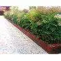 Simple 20 m interlocking Corten border H100 with pegs Mat - 2