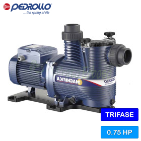 MAGNIFICA 1 - Bomba eléctrica para piscina trifásica de 0,75 CV